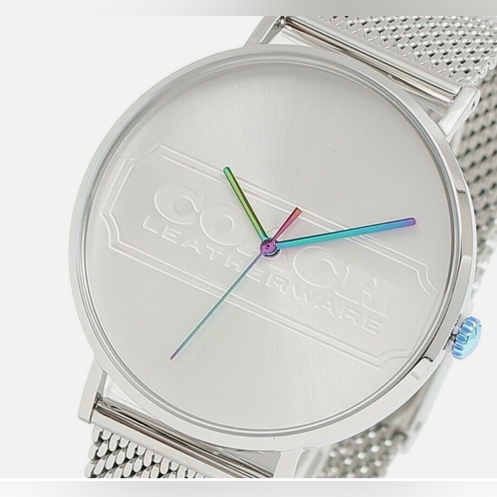 Men's Charles Stainless Steel Mesh Bracelet Watch 41mm 14602590 - Picture 10 of 13